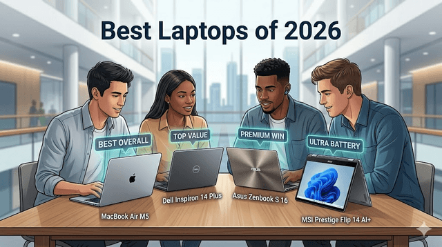 Best Laptops in 2026: Top Picks for Every Budget and Need